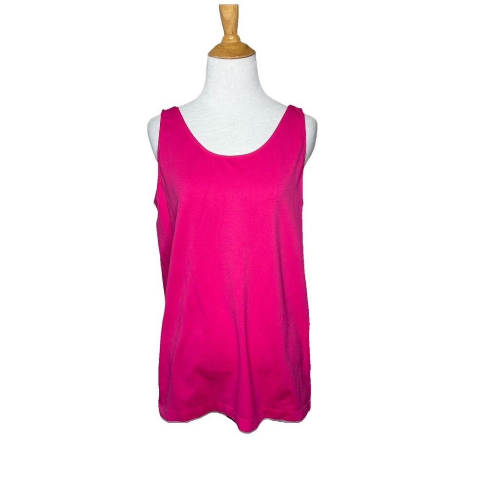 Cato Pink Seamless Scoop Neck Sleeveless Pullover Tank Top Size 18/20W Womens